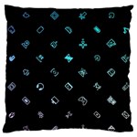 Noice, Dark, Gamer, Games, Gaming, Logo Standard Premium Plush Fleece Cushion Case (One Side)