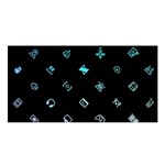 Noice, Dark, Gamer, Games, Gaming, Logo Satin Shawl 45  x 80 