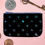 Noice, Dark, Gamer, Games, Gaming, Logo Large Coin Purse