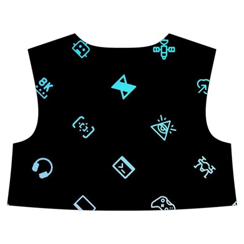 Noice, Dark, Gamer, Games, Gaming, Logo Kids  Midi Sailor Dress from ArtsNow.com Back Top