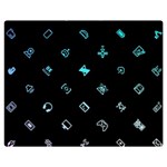 Noice, Dark, Gamer, Games, Gaming, Logo Premium Plush Fleece Blanket (Medium)