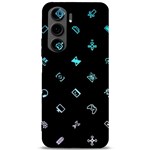 Noice, Dark, Gamer, Games, Gaming, Logo Samsung Galaxy S24 Plus 6.7 Inch Black TPU UV Case