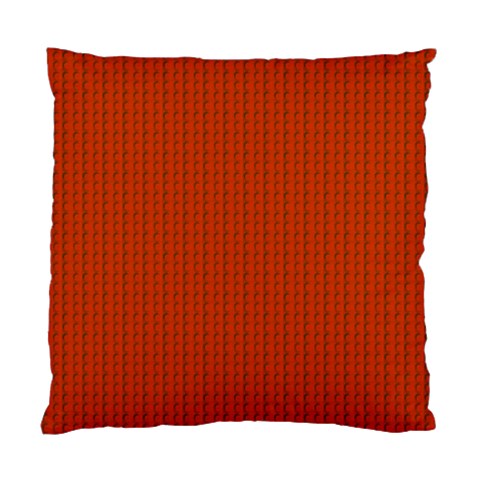 Orange Lego Texture Macro, Orange Dots Background Standard Cushion Case (Two Sides) from ArtsNow.com Back