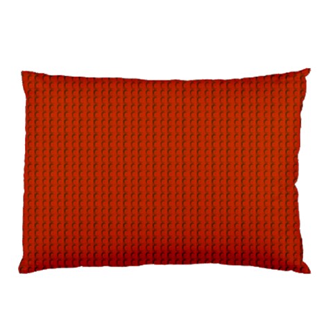 Orange Lego Texture Macro, Orange Dots Background Pillow Case from ArtsNow.com 26.62 x18.9  Pillow Case