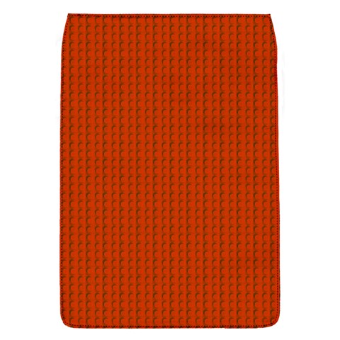 Orange Lego Texture Macro, Orange Dots Background Removable Flap Cover (S) from ArtsNow.com Front