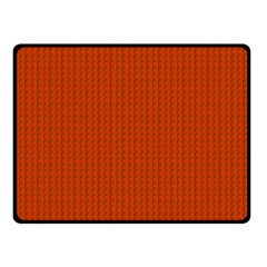 Orange Lego Texture Macro, Orange Dots Background Two Sides Fleece Blanket (Small) from ArtsNow.com 45 x34  Blanket Front