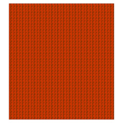 Orange Lego Texture Macro, Orange Dots Background Drawstring Pouch (Large) from ArtsNow.com Front