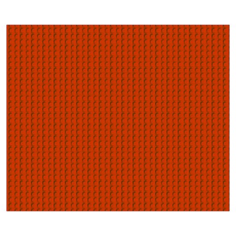 Orange Lego Texture Macro, Orange Dots Background Zipper Medium Tote Bag from ArtsNow.com Back