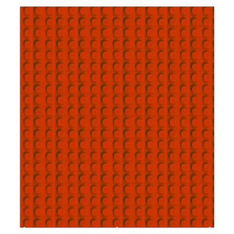 Orange Lego Texture Macro, Orange Dots Background Everyday Shoulder Bag with Pouch Bag from ArtsNow.com Back