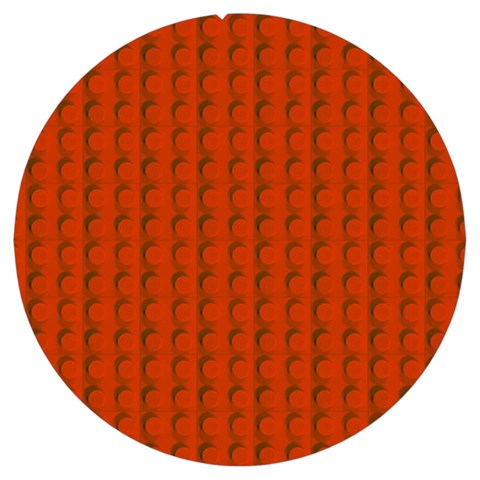 Orange Lego Texture Macro, Orange Dots Background Everyday Shoulder Bag with Pouch Bag from ArtsNow.com Front