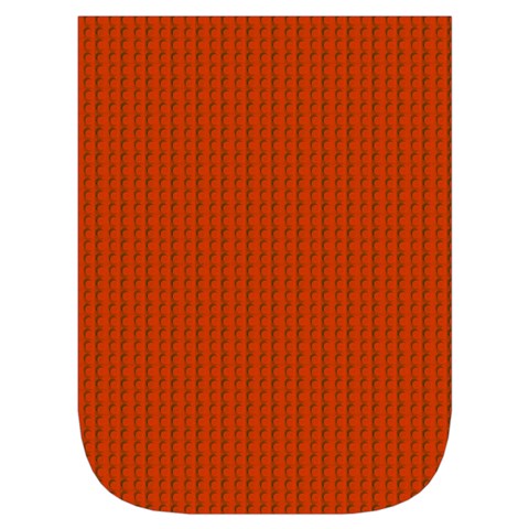 Orange Lego Texture Macro, Orange Dots Background Waist Pouch (Small) from ArtsNow.com Front Pocket