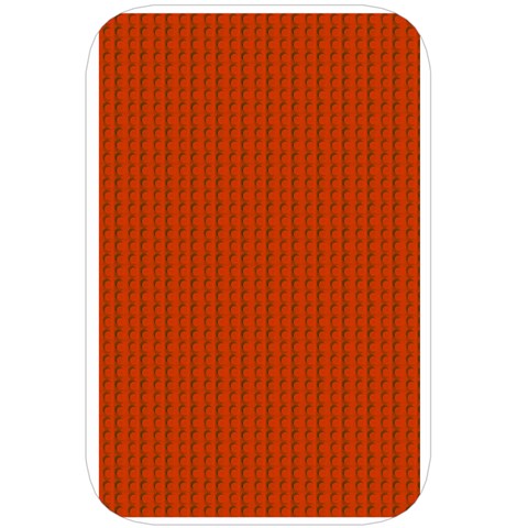 Orange Lego Texture Macro, Orange Dots Background Belt Pouch Bag (Large) from ArtsNow.com Back