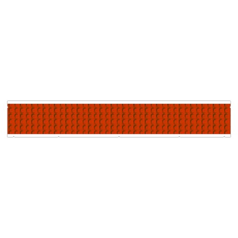 Orange Lego Texture Macro, Orange Dots Background Make Up Case (Medium) from ArtsNow.com Zipper Front