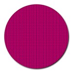 Purple Lego Texture Macro, Purple Dots Background Round Mousepad