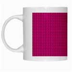 Purple Lego Texture Macro, Purple Dots Background White Mug