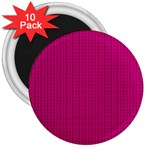 Purple Lego Texture Macro, Purple Dots Background 3  Magnets (10 pack) 