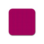 Purple Lego Texture Macro, Purple Dots Background Rubber Square Coaster (4 pack)