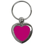 Purple Lego Texture Macro, Purple Dots Background Key Chain (Heart)