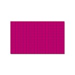 Purple Lego Texture Macro, Purple Dots Background Sticker (Rectangular)