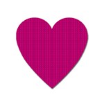 Purple Lego Texture Macro, Purple Dots Background Heart Magnet