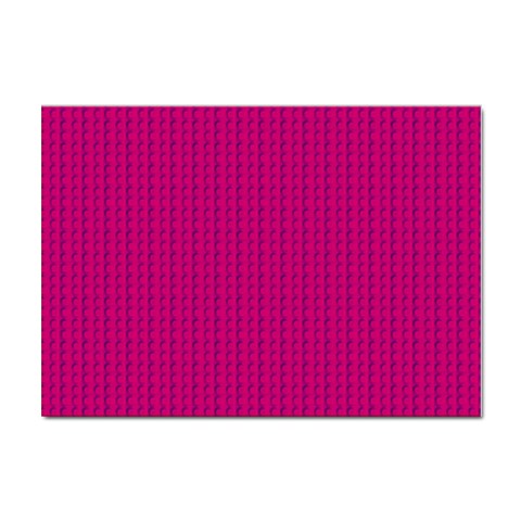 Purple Lego Texture Macro, Purple Dots Background Sticker A4 (10 pack) from ArtsNow.com Front