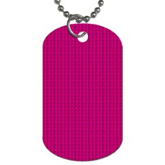 Purple Lego Texture Macro, Purple Dots Background Dog Tag (Two Sides) from ArtsNow.com Front