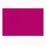 Purple Lego Texture Macro, Purple Dots Background Postcard 4 x 6  (Pkg of 10)