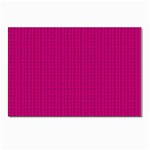 Purple Lego Texture Macro, Purple Dots Background Postcards 5  x 7  (Pkg of 10)