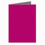 Purple Lego Texture Macro, Purple Dots Background Greeting Card