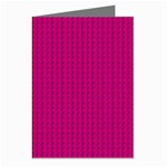 Purple Lego Texture Macro, Purple Dots Background Greeting Cards (Pkg of 8)