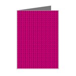 Purple Lego Texture Macro, Purple Dots Background Mini Greeting Card