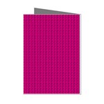 Purple Lego Texture Macro, Purple Dots Background Mini Greeting Cards (Pkg of 8)