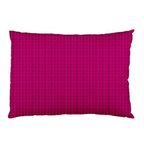 Purple Lego Texture Macro, Purple Dots Background Pillow Case from ArtsNow.com 26.62 x18.9  Pillow Case