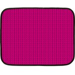 Purple Lego Texture Macro, Purple Dots Background Fleece Blanket (Mini)