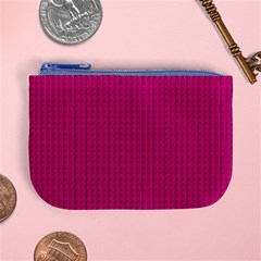 Purple Lego Texture Macro, Purple Dots Background Mini Coin Purse from ArtsNow.com Front