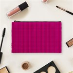 Purple Lego Texture Macro, Purple Dots Background Cosmetic Bag (Medium)