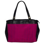 Purple Lego Texture Macro, Purple Dots Background Oversize Office Handbag