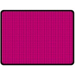 Purple Lego Texture Macro, Purple Dots Background Fleece Blanket (Large)