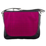 Purple Lego Texture Macro, Purple Dots Background Messenger Bag