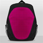 Purple Lego Texture Macro, Purple Dots Background Backpack Bag