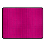 Purple Lego Texture Macro, Purple Dots Background Two Sides Fleece Blanket (Small)