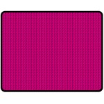 Purple Lego Texture Macro, Purple Dots Background Two Sides Fleece Blanket (Medium)