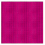 Purple Lego Texture Macro, Purple Dots Background Square Satin Scarf (36  x 36 )