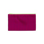 Purple Lego Texture Macro, Purple Dots Background Cosmetic Bag (XS)