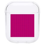 Purple Lego Texture Macro, Purple Dots Background Hard PC AirPods 1/2 Case