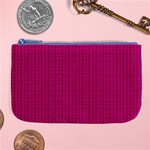 Purple Lego Texture Macro, Purple Dots Background Large Coin Purse