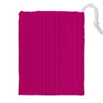 Purple Lego Texture Macro, Purple Dots Background Drawstring Pouch (4XL)