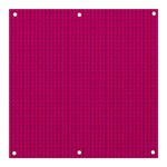 Purple Lego Texture Macro, Purple Dots Background Banner and Sign 3  x 3 