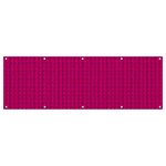 Purple Lego Texture Macro, Purple Dots Background Banner and Sign 12  x 4 