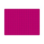 Purple Lego Texture Macro, Purple Dots Background Premium Plush Fleece Blanket (Mini)